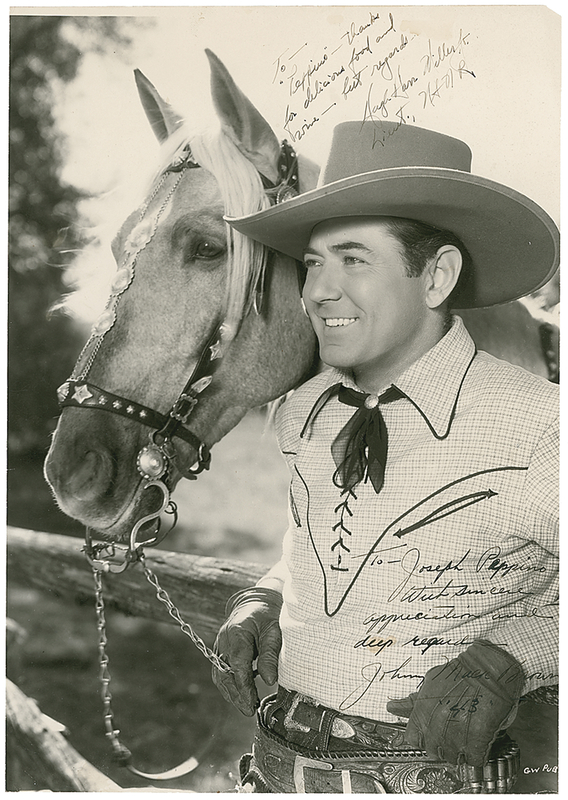 Lot 904 Johnny Mack Brown Signed Photograph