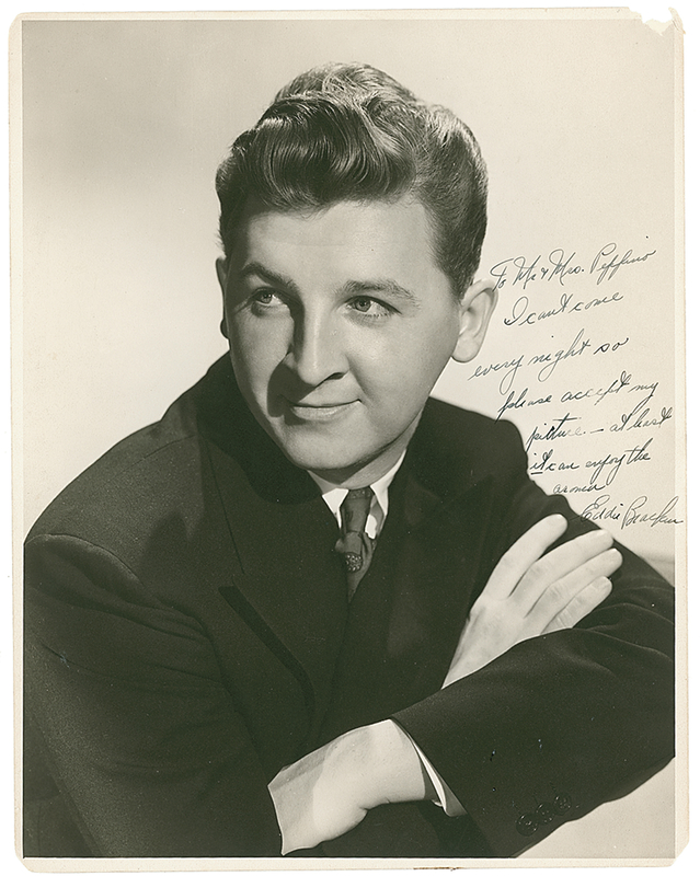 Lot 901 Eddie Bracken Signed Photograph