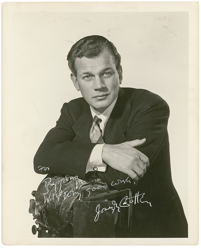 Lot 913 Joseph Cotten Signed Photograph