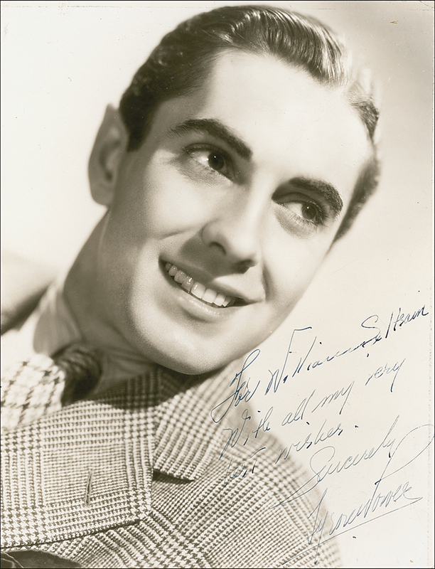Lot 1019 Tyrone Power Signed Photograph