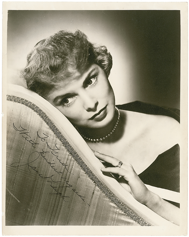 Lot 989 Janet Leigh Signed Photograph