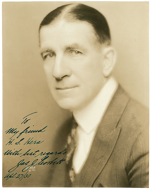 Lot 1202 James J. Corbett: Knockout photo of Gentleman Jim
