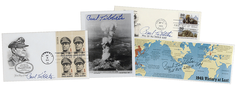 Lot 338 Enola Gay: Paul Tibbets Group Lot