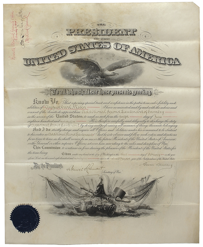 Lot 18 Grover Cleveland Signed Document