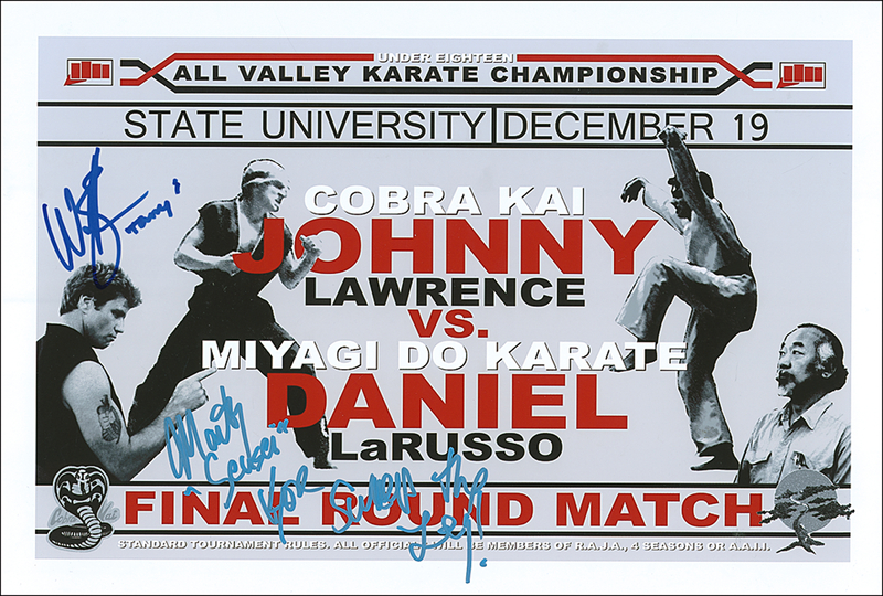 Lot 1110 Karate Kid Signed Photograph