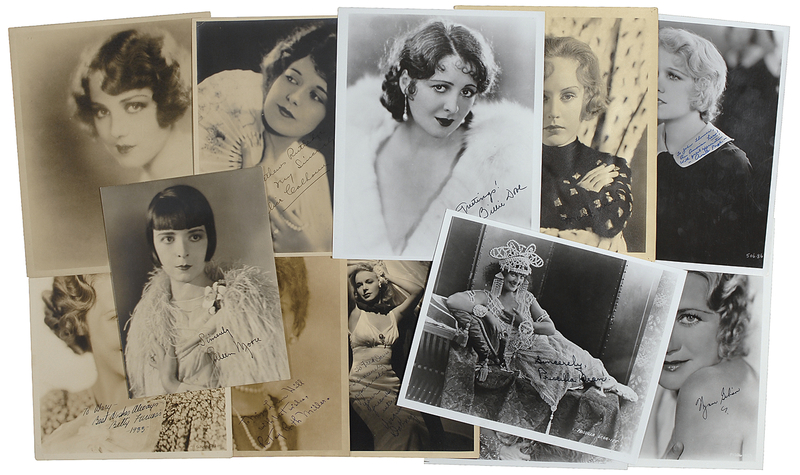 Lot 1032 Silent Stars Signed Photographs