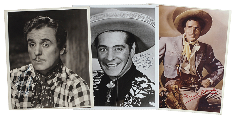 Lot 908 Cisco Kid Signed Photographs