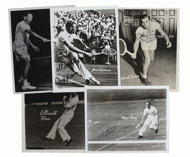 Lot 1362 Tennis Greats Signed Photographs