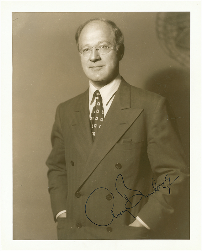 Lot 1183 Avery Brundage Signed Photograph