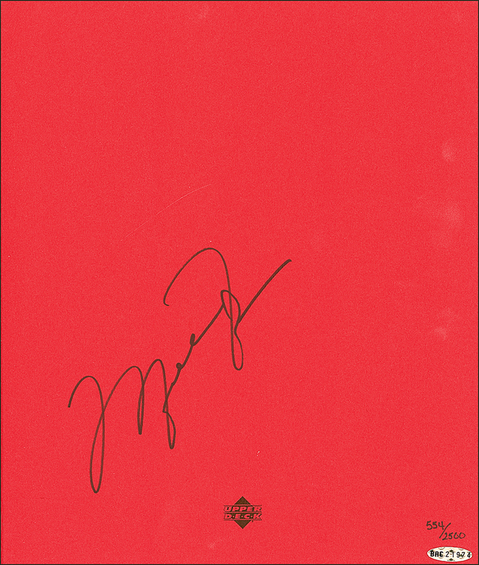 Lot 1266 Michael Jordan: An inside look at his “Airness”