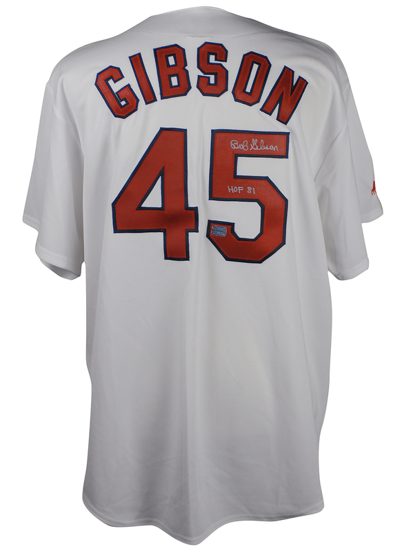 Lot 1233 Bob Gibson Baseball Jersey