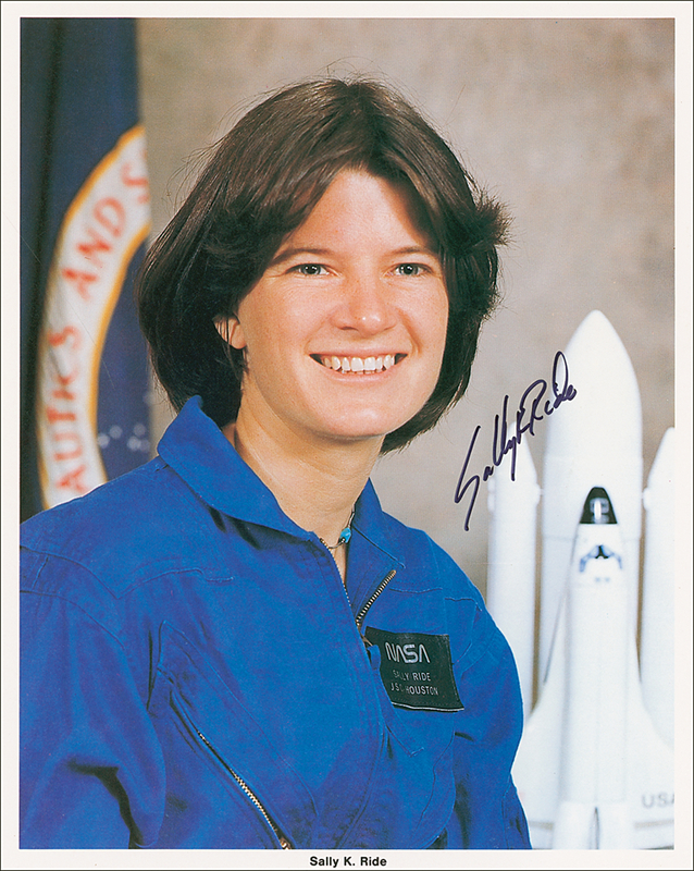 Lot 480 Sally Ride Signed Photograph
