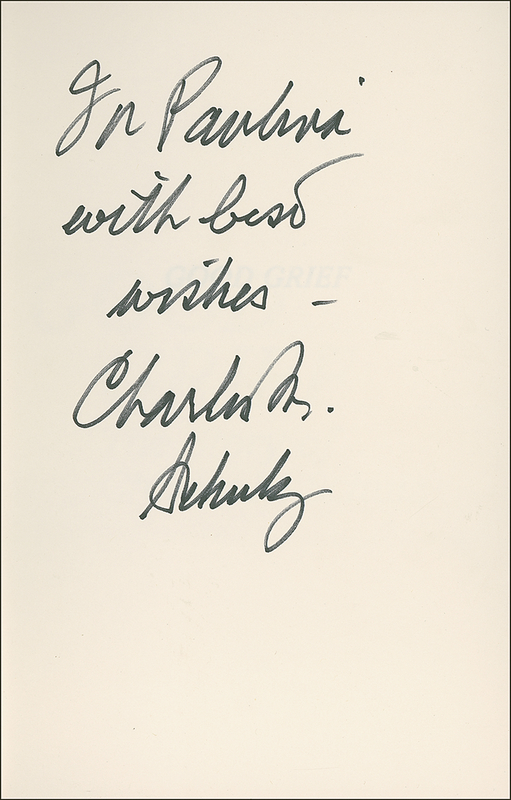 Lot 659 Charles Schulz Book