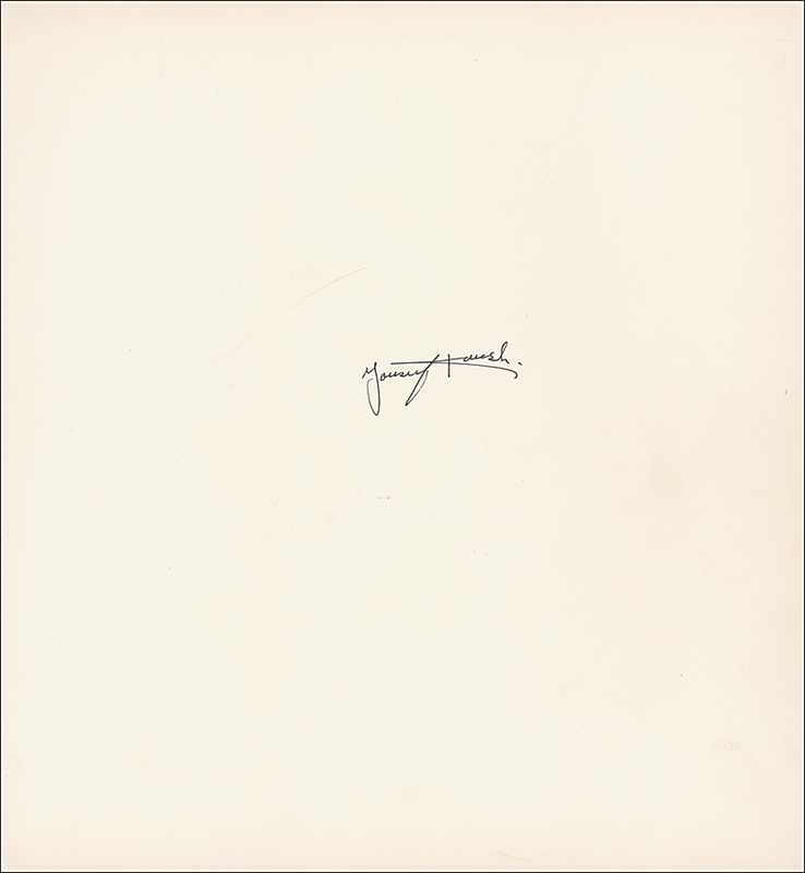 Lot 555 Yousef Karsh Book