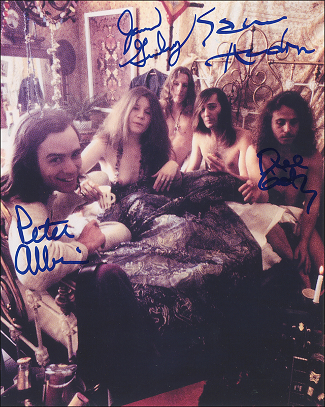 Lot 737 Big Brother and the Holding Company Signed Photograph