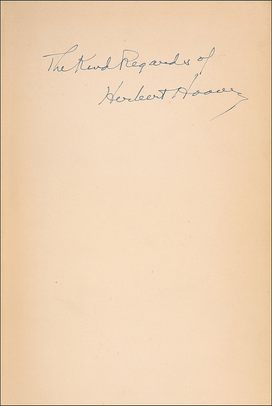 Lot 50 Herbert Hoover Books