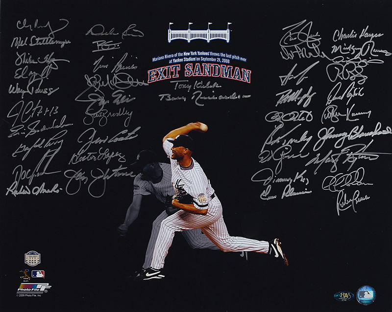 Lot 1327 NY Yankees Signed Photograph