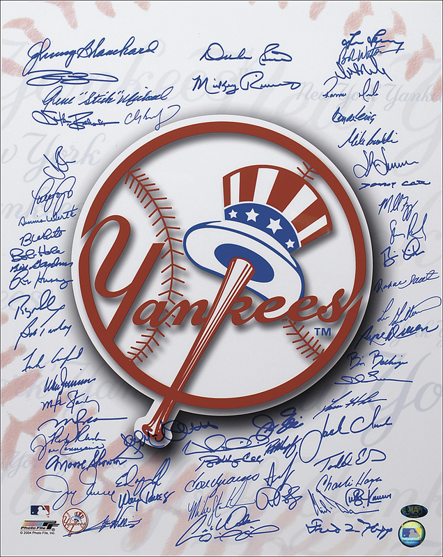 Lot 1326 NY Yankees Signed Photograph