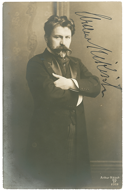 Lot 699 Arthur Nikisch Signed Photograph