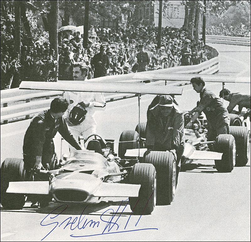 Lot 1246 Graham Hill Signed Photograph