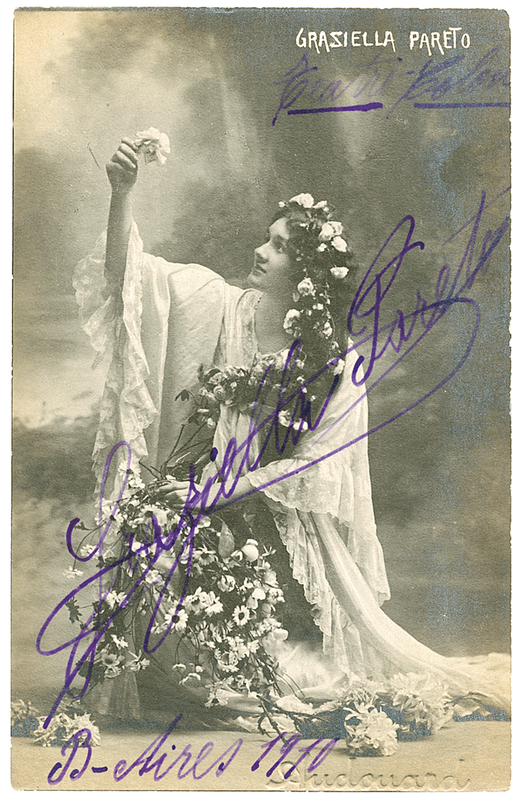 Lot 701 Graziella Pareto Signed Photograph