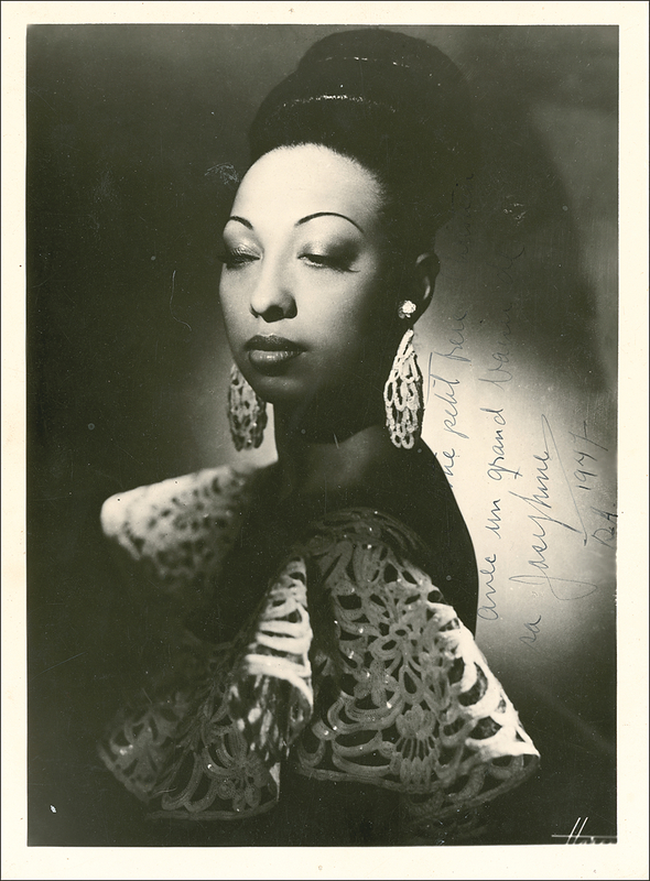 Lot 889 Josephine Baker Signed Photograph