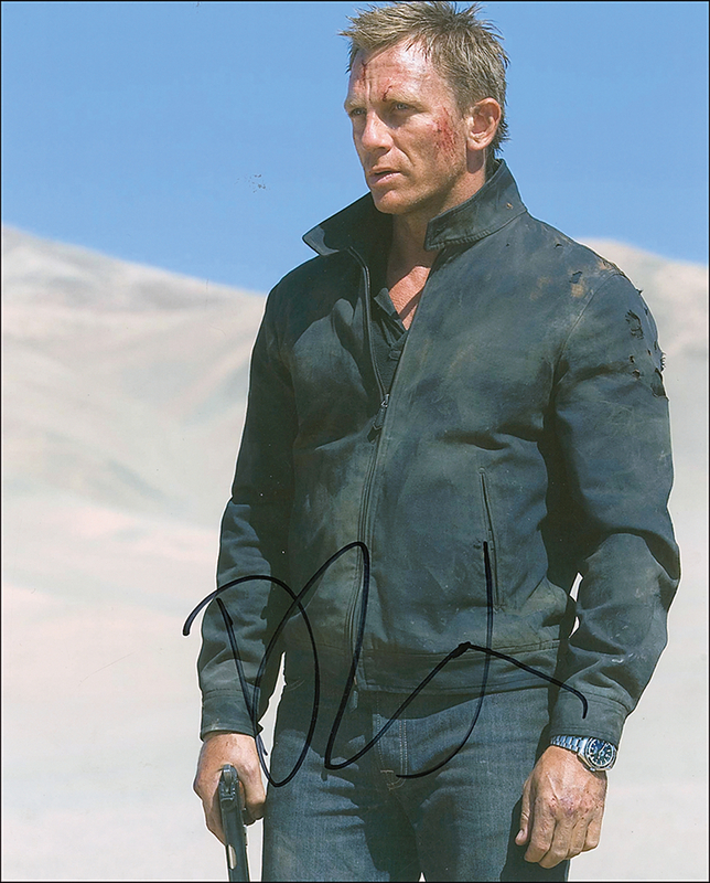 Lot 1107 James Bond: Daniel Craig Signed Photograph
