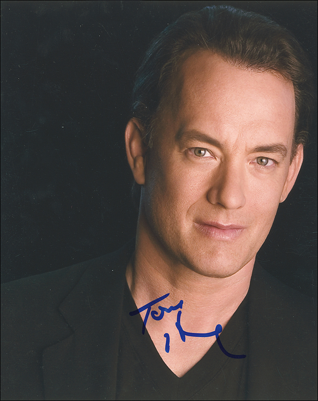 Lot 1100 Tom Hanks Signed Photograph