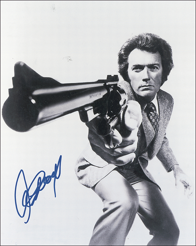 Lot 1090 Clint Eastwood Signed Photograph