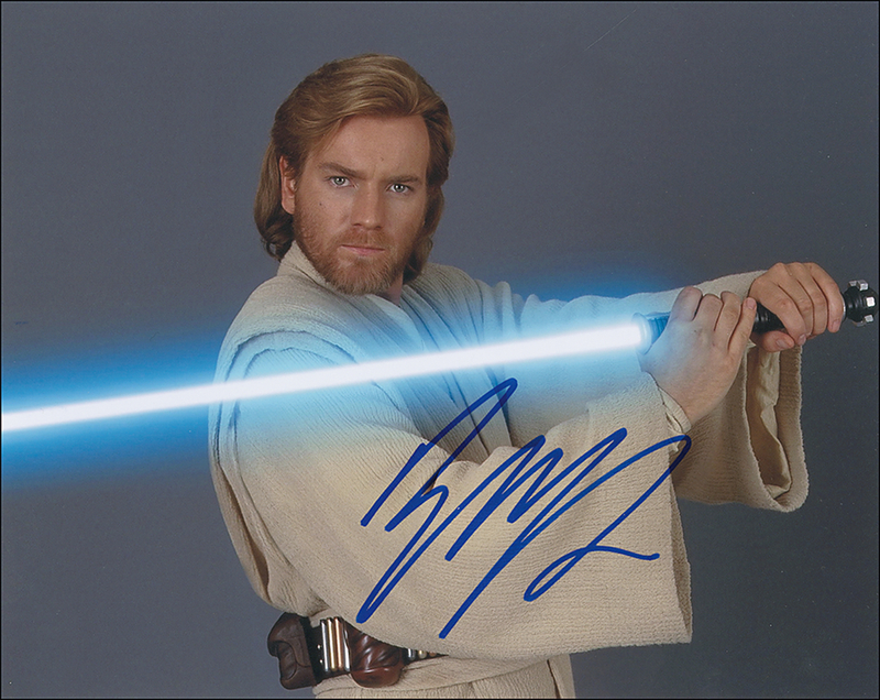 Lot 1137 Star Wars: Ewan McGregor Signed Photograph