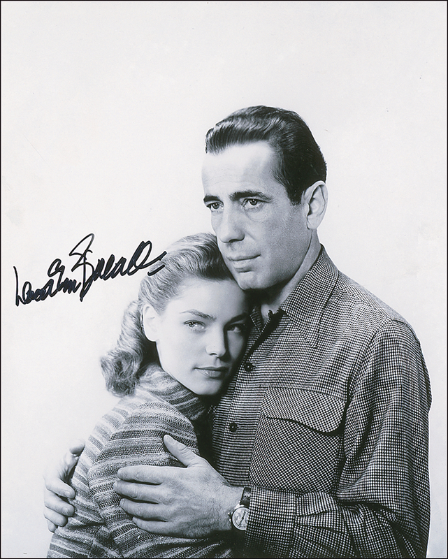 Lot 887 Lauren Bacall Signed Photograph