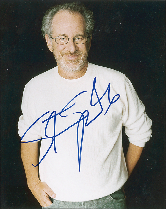 Lot 1134 Steven Spielberg Signed Photograph