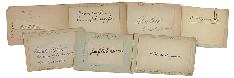 Lot 280 Statesmen Signatures