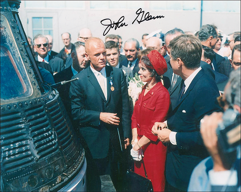 Lot 465 John Glenn Signed Photograph