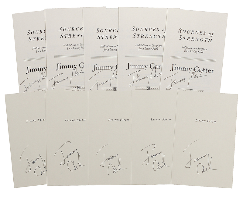 Lot 16 Jimmy Carter Signatures
