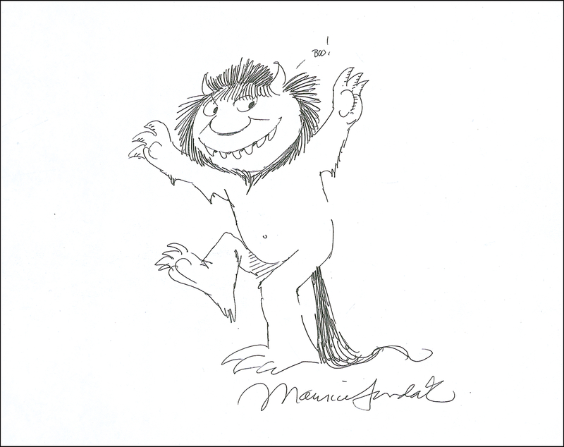 Lot 595 Maurice Sendak: The Wild Things are here