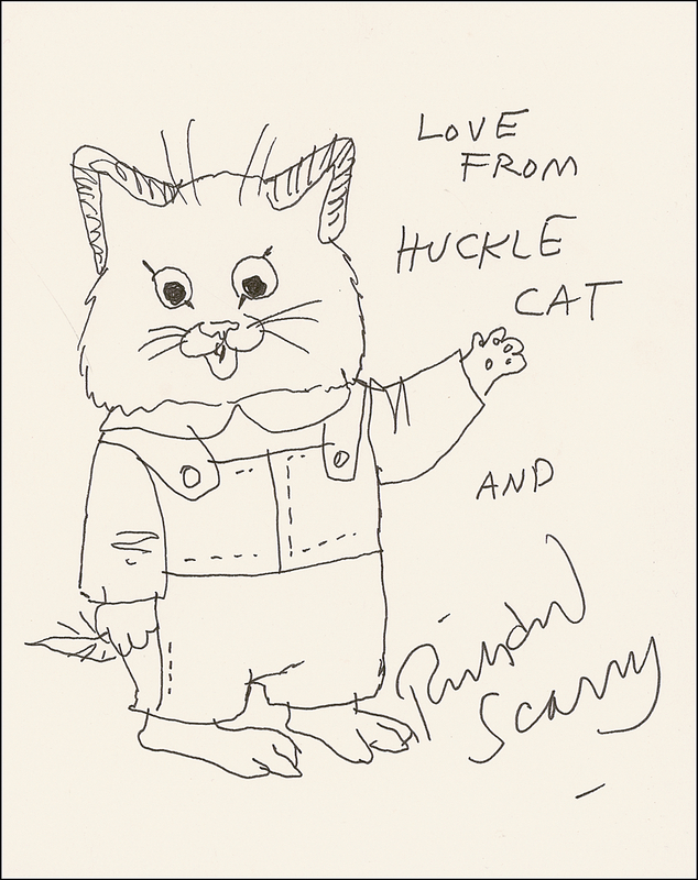 Lot 592 Richard Scarry Sketch