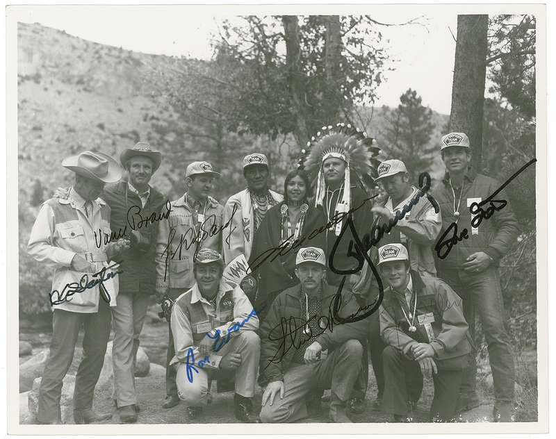 Lot 448 Astronauts: One Shot Hunt: ?Gone huntin?? with the members of the Apollo-Soyuz crew