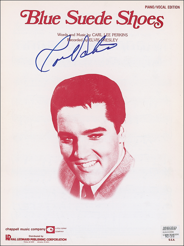Lot 827 Carl Perkins Sheet Music