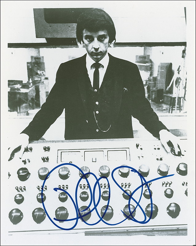 Lot 853 Phil Spector Signed Photograph