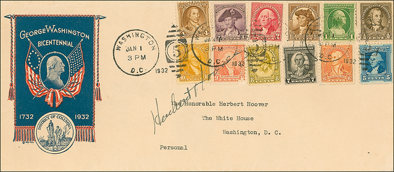 Lot 51 Herbert Hoover Envelope