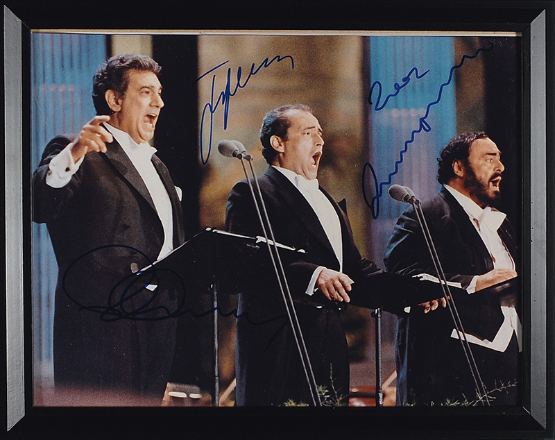 Lot 864 Three Tenors Signed Photograph