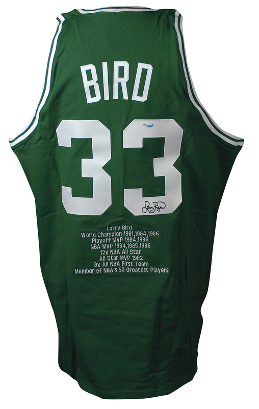 Lot 1175 Larry Bird Basketball Jersey