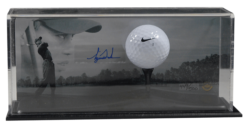Lot 1383 Tiger Woods Upper Deck Display