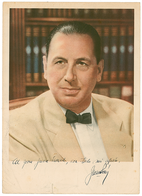 Lot 256 Juan Perón Signed Photograph