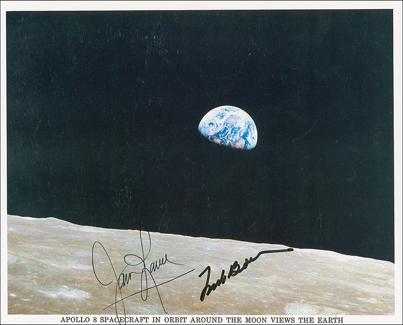 Lot 418 Apollo 08 Signed Photograph