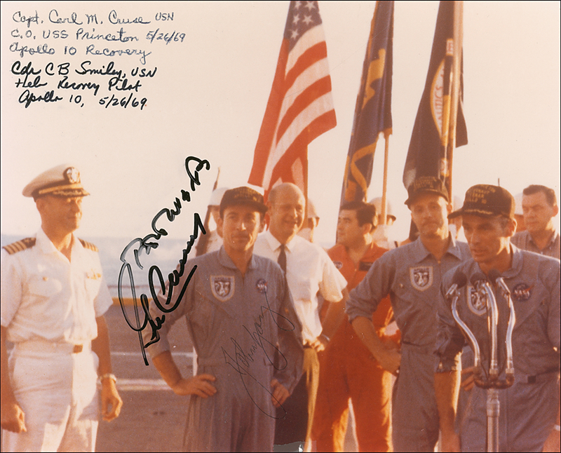 Lot 420 Apollo 10 Signed Photograph