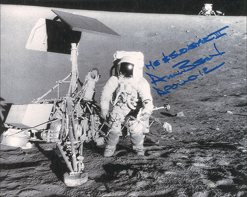 Lot 445 Alan Bean Signed Photograph