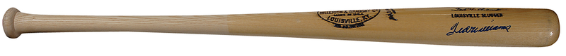Lot 1373 Ted Williams: The ?Splinter? signs his lumber
