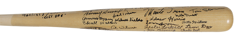 Lot 1171 Baseball: Negro Leagues Baseball Bat